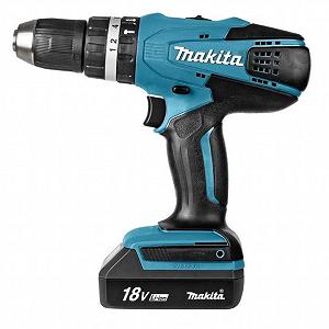 Шурупокрут Makita HP457DWE с ударом, 18В G-battery, 1,5Аг, 42 / 24Нм (HP457DWE) - Фото 1