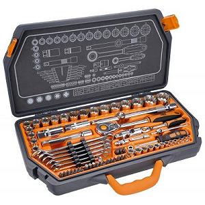 Наборы инструментов NEO tools сменных головок 1/2 ", 1/4" 71 шт. (08-635) mp.test-s.org.ua - Фото 1