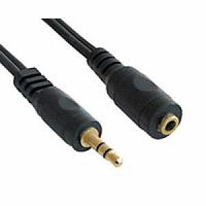 Кабель мультимедійний Cablexpert подовжувач Jack 3.5mm папа/Jack 3.5mm мама (CCA-421S-5M) - Фото 1