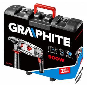 Перфоратор Graphite SDS+ 900 Вт, кейс (58G528) mp.test-s.org.ua - Фото 1