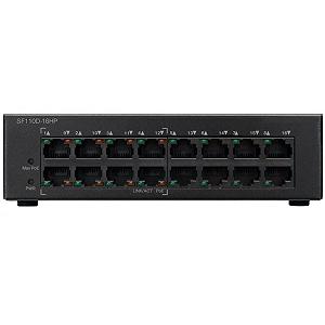 Комутатор Cisco SF110D-16HP-EU (SF110D-16HP-EU) - Фото 1