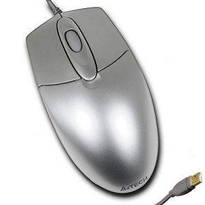 Мишка A4Tech OP-720 Silver-USB (OP-720) - Фото 1