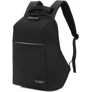 Рюкзак для ноутбуку DEF 15.6" DW-01 anti-theft black (378536) - Фото 1