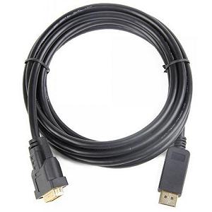 Кабель мультимедійний Cablexpert Display Port to DVI 24+1pin, 1.8m (CC-DPM-DVIM-1.8M) mp.test-s.org.ua - Фото 1