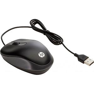 Компьютерная мышь HP Travel Mouse USB Black (G1K28AA) - Фото 1