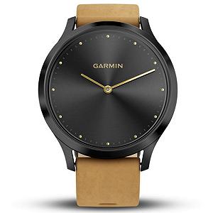 Смарт-годинник Garmin Vivomove HR Premium Black / Tan Regular Black (010-01850-00/A0) mp.test-s.org.ua - Фото 1