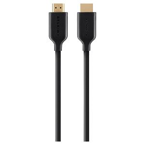 Кабель мультимедійний Belkin HDMI to HDMI  2.0m (F3Y021bt2M) - Фото 1