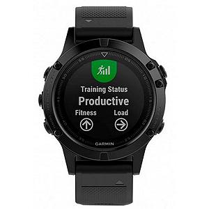 Смарт-годинник Garmin Fenix 5 Sapphire Black with Black & Yellow Silicon (010-01688-11/67) mp.test-s.org.ua - Фото 1