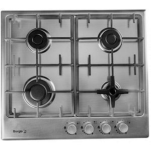 Варильна поверхня Borgio 6721-17 (Linen Inox) (6721-17) - Фото 1