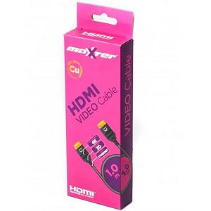 Кабель мультимедийный Maxxter HDMI to HDMI  1.0m (VB-HDMI4-1M) mp.test-s.org.ua - Фото 1