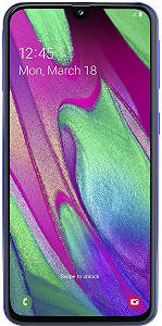 Смартфон Samsung Galaxy A40 4/64GB Blue (SM-A405FZBDSEK) - Фото 1