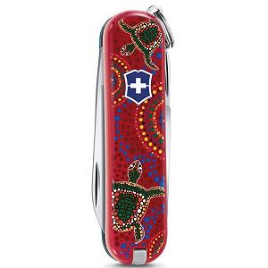 Мультитулы Victorinox Сlassic "Turtles Down Under" (0.6223.L1710) mp.test-s.org.ua - Фото 1